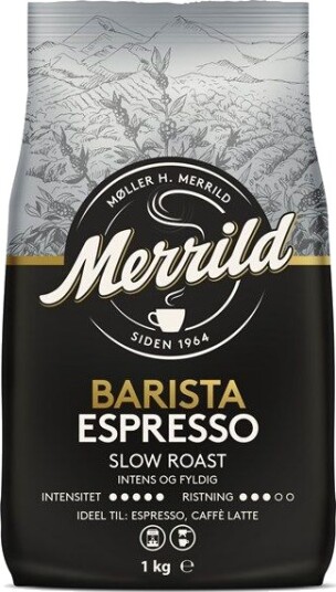 Merrild | Barista Espresso 1 kg kaffebønner Merrild | Barista Espresso 1 kg kaffebønner