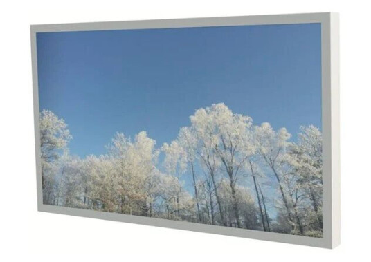 HI-ND Wall Casing EASY mounting kit - landscape - for LCD display - white RAL 9003 65" 200 x 200 mm