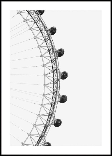 London Eye Minimalist Plakat Plakat / 40x50cm