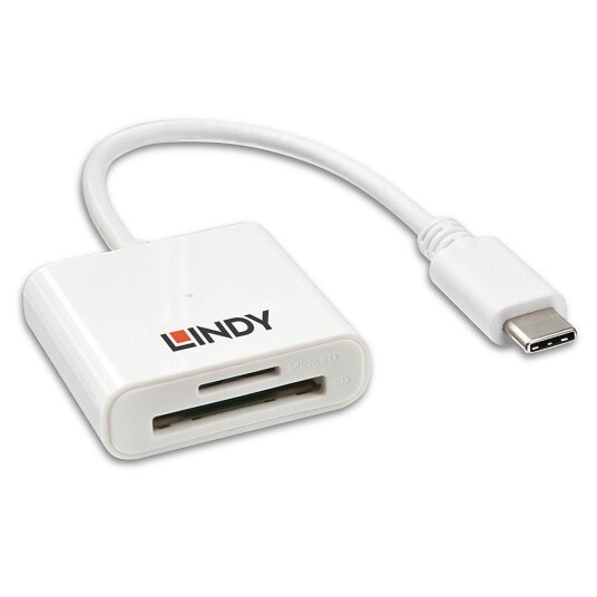 LINDY USB 3.2 Type C SD Card Reader