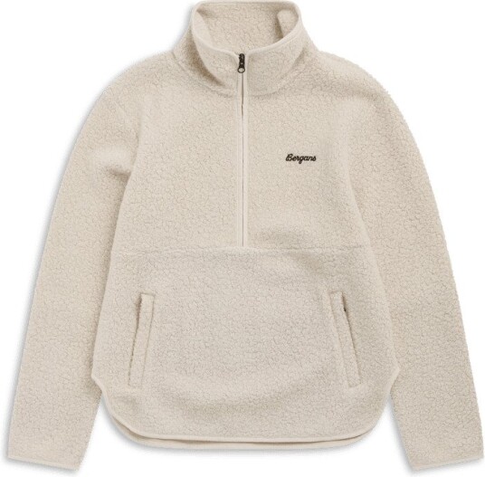 Bergans Myken Half Zip Merino Pile Dame Creme L L Bergans Myken Half Zip Merino Pile Dame Creme L L