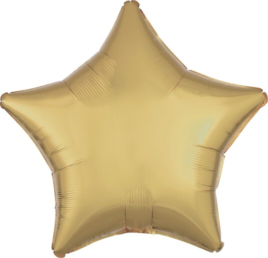 Riethmüller Folieballong Stjerne Hvit Gull Metallic 9915190