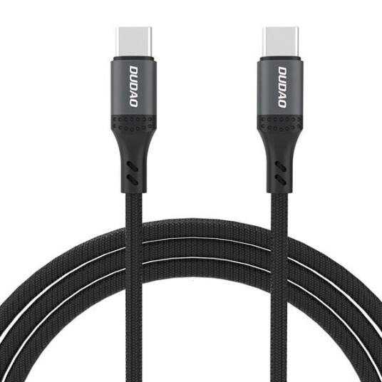 Dudao Flettet USB-C-kabel 60W 2m Svart