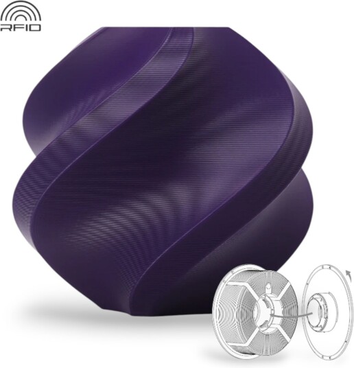 Bambu Lab Pla Basic   Refill Indigo Purple