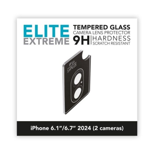 Linocell Elite Extreme Beskyttelse for kameralinsen iPhone 16 og 16 Plus Linocell Elite Extreme Beskyttelse for kameralinsen iPhone 16 og 16 Plus