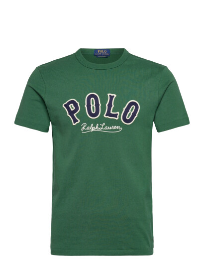 Polo Ralph Lauren Custom Slim Fit Western Logo T Shirt   Green   XS