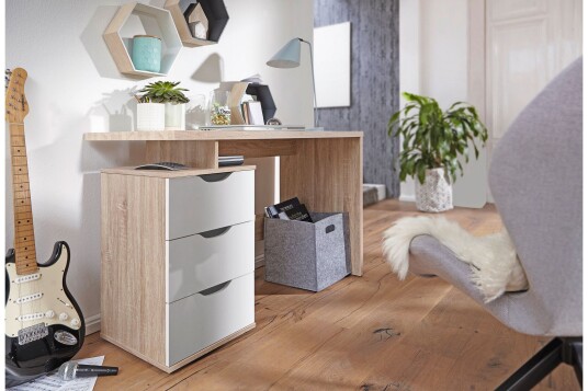 Skrivebord Raelie   Brun