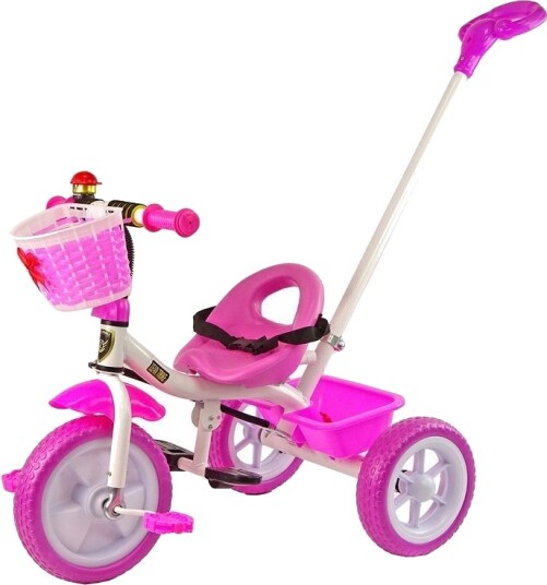 LeanToys Trike Rower Trehjulssykkel Fra 6 Mnd Maks 25 Kg Rosa