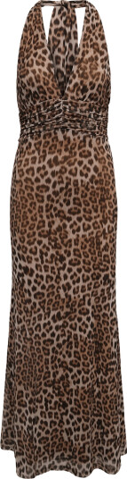 Bardot Elera Printed Mesh Maxi Dress   Beige   8