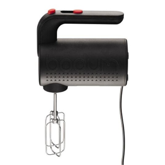 Bodum Bistro 200W Håndmikser med 5 Hastigheter og Deigkroker - Svart