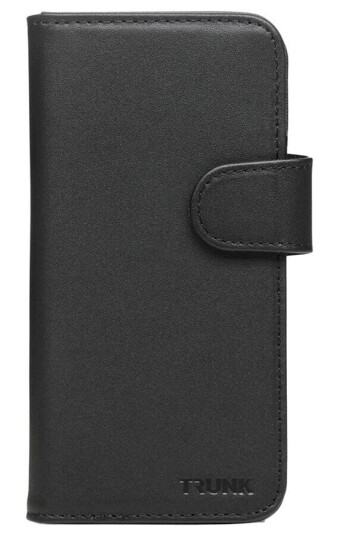 Trunk iPhone 13 Pro Trunk 2-i-1 Flip Deksel i Ekte Skinn m. Lommebok - Svart Trunk iPhone 13 Pro Trunk 2-i-1 Flip Deksel i Ekte Skinn m. Lommebok - Svart