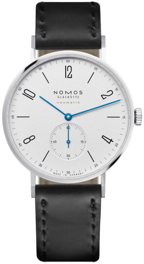 Nomos Glashütte Herreklokke N 140 Tangente Hvit/Lær Ø38.5 mm