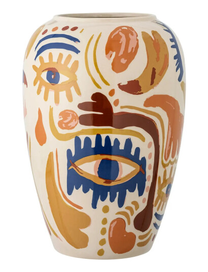 Bloomingville Horus Vase - Orange - Ø 22 cm