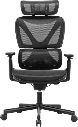 SpineX V2 Ergonomisk Kontorstol Svart