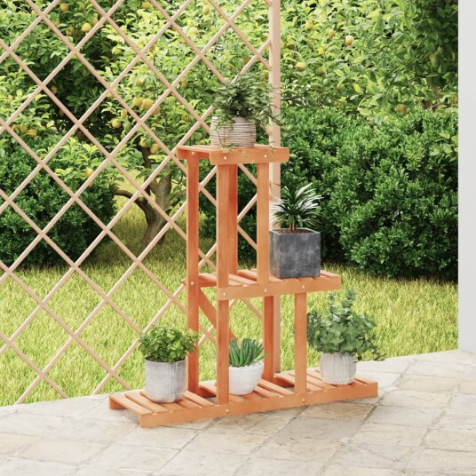 vidaXL Blomsterstativ 81x25x75,5 cm heltre gran