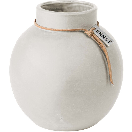 Ernst Vase Hvit 14 cm