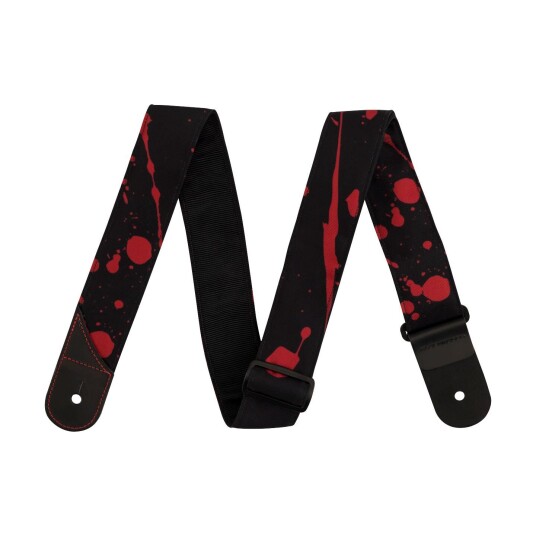 Jackson Splatter Strap Svart And Red2" Jackson Splatter Strap Svart And Red2"