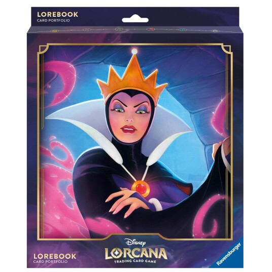 Evil Queen 4-Pocket Portfolio Portfolio, Lorcana TCG - Kortspill fra Outland Evil Queen 4-Pocket Portfolio Portfolio, Lorcana TCG - Kortspill fra Outland
