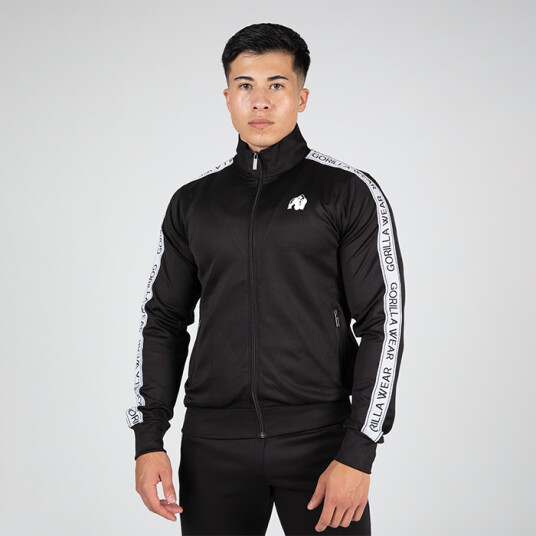 Delaware Track Jacket, Black Svart XX-large