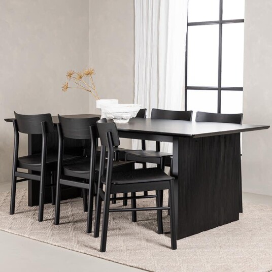 Venture Home Spisegruppe Venture Home Vail med 6 Montros Stoler GR22973