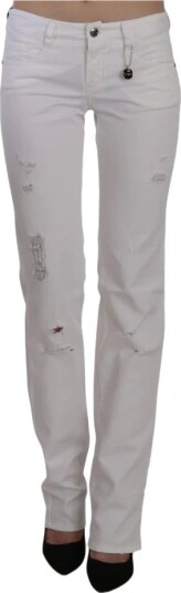 Costume National Dame Jeans Hvit W24, Costume National Dame Jeans Hvit W24,