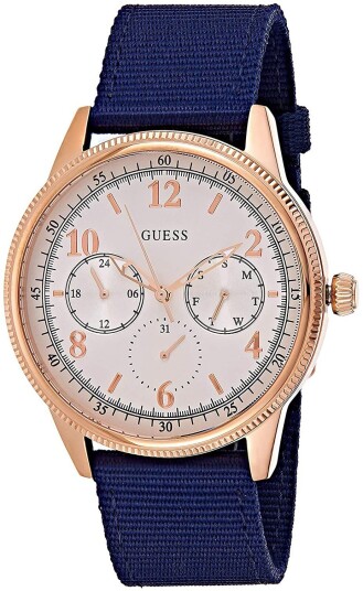 Guess Herreklokke W0863G4 Beige/Tekstil Ø44 mm Guess Herreklokke W0863G4 Beige/Tekstil Ø44 mm