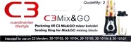 C3 Mix&Go Blender Silikonpakninger 2-Pack Transparent C3 Mix&Go Blender Silikonpakninger 2-Pack Transparent