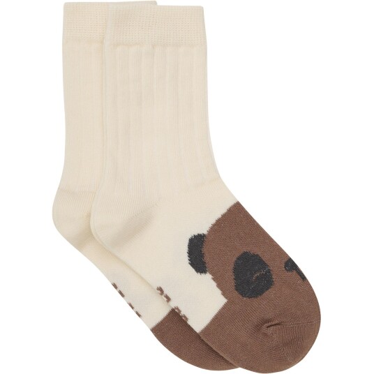 Minymo Offwhite Sokker 2-pakning 19-22