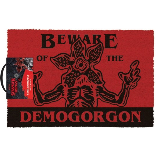 Stranger Things Dørmatte Beware Demogorgon
