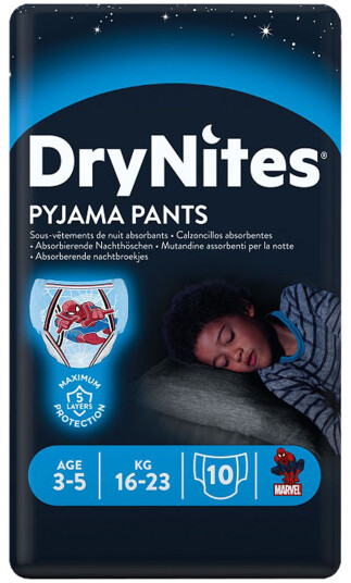 Drynites Bleie gutt 3-5år 10 stk. Drynites Bleie gutt 3-5år 10 stk.
