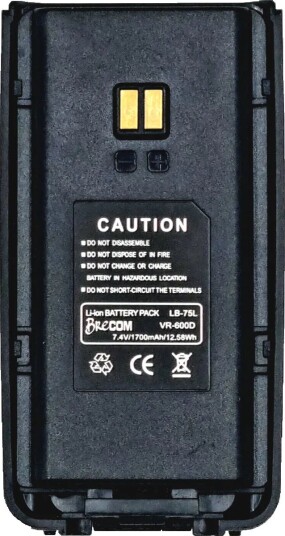 Brecom Batteri For Brecom Vr 600 D 1700mah One size Brecom Batteri For Brecom Vr 600 D 1700mah One size