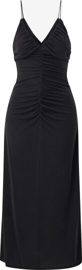 Mango Maxikjole Dress Rush Svart Mango Maxikjole Dress Rush Svart