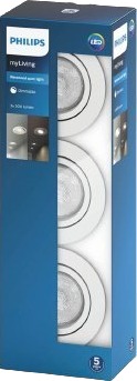 Philips Casement MyLiving taklampe 3 pakning