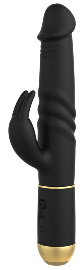 Dorcel Marc Furious Rabbit 2.0 oppladbar roterende Pearl rabbitvibrator   - Svart
