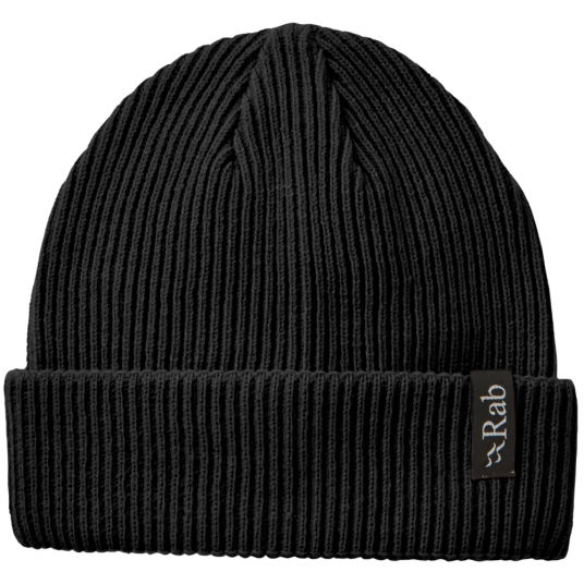 Rab Perimeter Rolled Beanie Black Black one_size