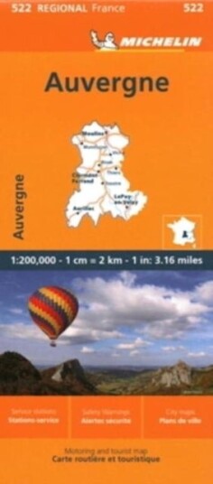 Auvergne Limousin - Michelin Regional Map 522 Auvergne Limousin - Michelin Regional Map 522
