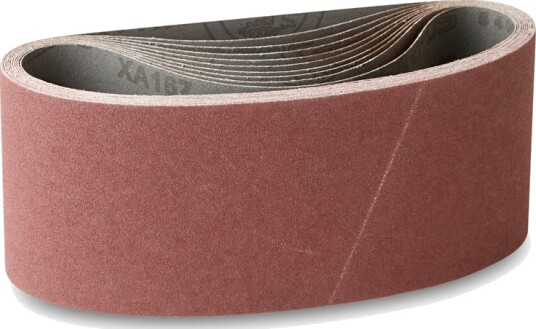 10 stk. Lerretsslipebånd 100x560mm Korn P60