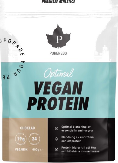 Pureness Athletics Optimal Vegan Protein Choklad 600 g Pureness Athletics Optimal Vegan Protein Choklad 600 g