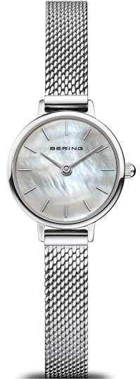 Bering Dameklokke 11022 704 Classic Hvit/Stål Ø22 mm