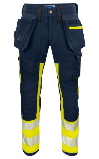 ProJob 6540 Håndverksbukse En Iso 20471 Kl 1 Yellow/Navy C44 ProJob 6540 Håndverksbukse En Iso 20471 Kl 1 Yellow/Navy C44