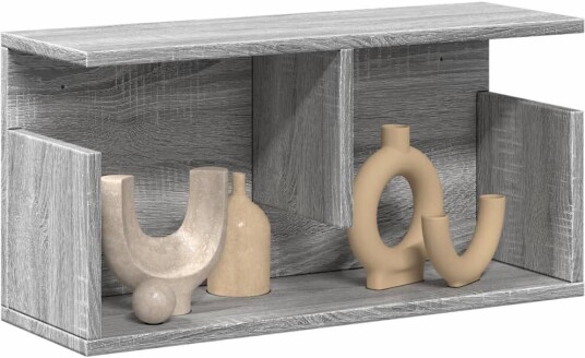 Veggskap 60x20x30 cm grå sonoma konstruert tre