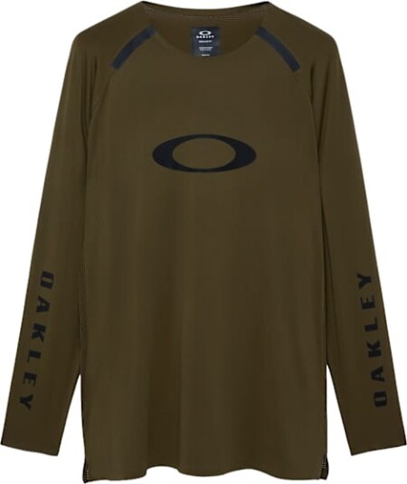 Oakley Maven Scrub Elite LS Jersey Herre Army Green S
