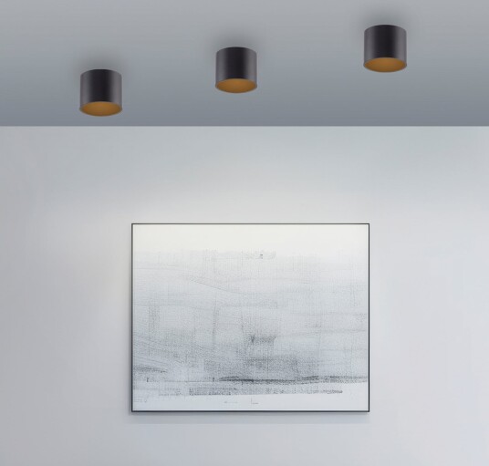 Taklampe PURE Point dimmbar Svart Bad Metall Moderne 8.6 Svart