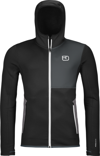Ortovox Men's Fleece Hoody Black Raven, S Ortovox Men's Fleece Hoody Black Raven, S