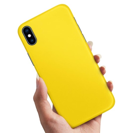 iPhone XR - Deksel/Mobildeksel Gul