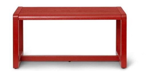 Ferm LIVING - Little Architect Bench Poppy Red ferm LIVING