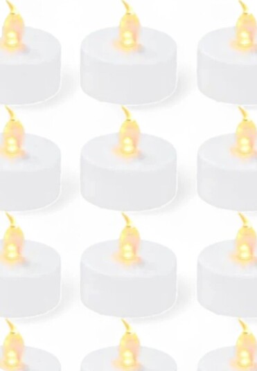 Bambu Lab Led Flame Tea Light Candle Set 12pcs Warm Yellow Bambu Lab Led Flame Tea Light Candle Set 12pcs Warm Yellow