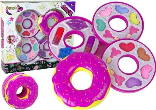 Leantoys Donut Eyeshadow Palette Leppestift For Barn Leantoys Donut Eyeshadow Palette Leppestift For Barn