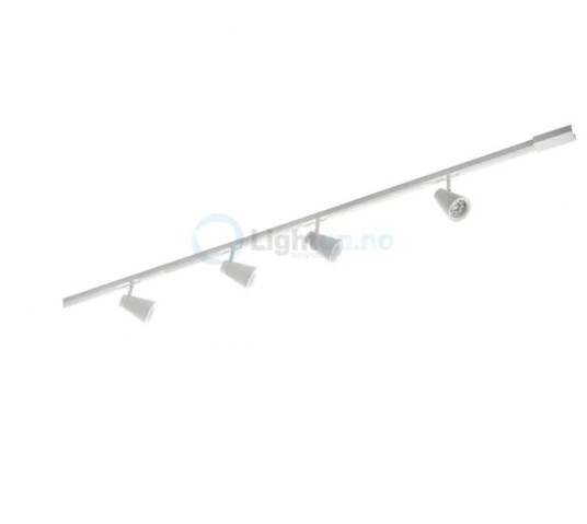 Sg Armaturen As Komplett 2m Zip Zoom 4x6W m/endetilkobling - matthvit