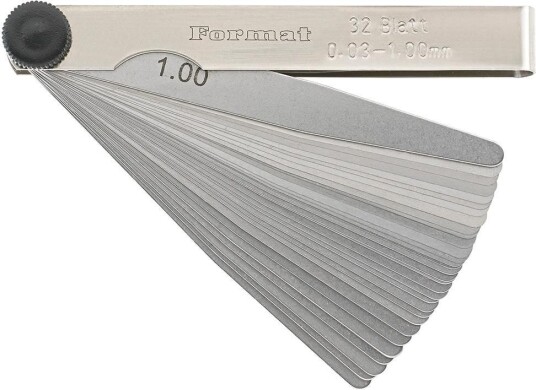 Format Bladmått 0,03-1,0mm T3 100mm 32st Format Bladmått 0,03-1,0mm T3 100mm 32st